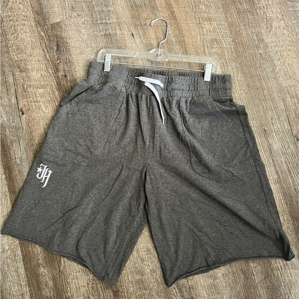 Jekyllhyde Apparel Gray Athletic Shorts with Relaxed Fit and Textured Fabric